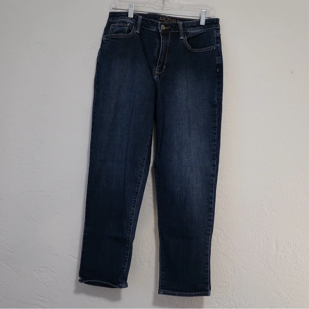 Arizona Mom Jeans Dark Wash
